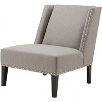 Casa Padrino Luxus Art Deco Sessel Grau-Braun - Jugendstil Belle Epoche - Luxury Collection