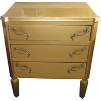 Casa Padrino Barock Kommode Gold B60 H69 cm - Handgefertigte Art Deco Möbel