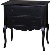 Casa Padrino Barock Kommode mit 2 Schubladen 80 cm - Jugendstil Landhaus Stil Möbel