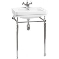 Casa Padrino Jugendstil Stand Waschtisch Weià / Chrom Mod4 - Art Deco Waschbecken Barock Antik Stil