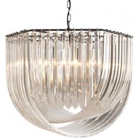 Casa Padrino Art Deco Murano Haengeleuchte 65 x 75cm x H55 cm- Möbel Lüster Leuchter Hängeleuchte Hängelampe