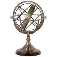 Casa Padrino Luxus Globus Messing Höhe: 29 cm - Luxus Kollektion - Art Deco