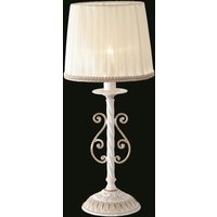 Casa Padrino Luxus Tischleuchte WeiØ Gold / Lampenschirm WeiØ 22 x 52 cm - Leuchte - Luxury Collection