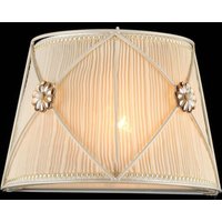 Casa Padrino Barock Wandleuchte WeiØ Gold 28 x H 19 cm Antik Stil - Wandlampe Wand Beleuchtung