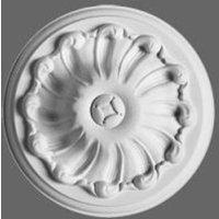 Casa Padrino Stuck Rosette 15 x 15 cm Deckenstuck Deckenrosette Stuckrosette Wandrosette Wandstuck