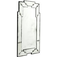 Casa Padrino Vintage Wandspiegel Antik Stil Glas 80 x H140 cm - Hotel & Restaurant Einrichtung Art Deco