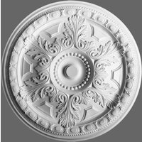 Casa Padrino Stuck Rosette 71 x 71 cm Deckenstuck Deckenrosette Stuckrosette Wandrosette Barock Jugendstil