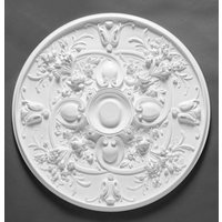Casa Padrino Stuck Rosette 79 x 79 cm Deckenstuck Deckenrosette Stuckrosette Wandrosette Barock Jugendstil