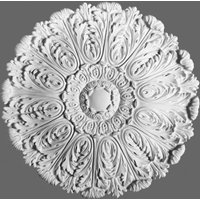 Casa Padrino Stuck Rosette 75 x 75 cm Deckenstuck Deckenrosette Stuckrosette Wandrosette Barock Jugendstil
