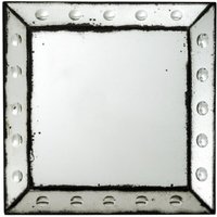 Casa Padrino Vintage Wandspiegel Antik Stil Glas 40 x 40 cm - Hotel & Restaurant Einrichtung Art Deco
