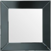 Casa Padrino Luxus Wand Spiegel Neo Klassisch Schwarz / Spiegelglas 91 x 91 cm - Wandspiegel