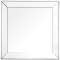 Casa Padrino Luxus Spiegel Neo Klassisch 60 x 60 cm Edelstahl vernickelt - Wandspiegel - Luxus Hotel Möbel Collection