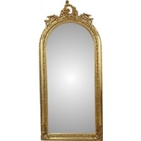 Casa Padrino Barock Luxus Wandspiegel Gold B 83 cm, H 176 cm - Edel & Prunkvoll