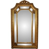 Casa Padrino Barock Luxus Wandspiegel Gold B 117 cm, H 205 cm - Edel & Prunkvoll