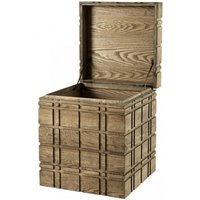 Casa Padrino Luxus Schrank Truhe Holz Eiche - Art Deco Barock Jugendstil Truhenschrank