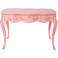 Casa Padrino Barock Schreibtisch Sekretär / Konsole Rose 120 x 60 x H80 cm - Luxus Möbel