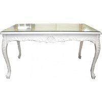 Casa Padrino Barock Esstisch Weiss 180cm - Esszimmer Tisch