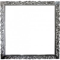 Casa Padrino Barock Holz Bilderrahmen 150 x 160 cm Silber - GroÃer Fernseher Bilder Rahmen - Jugendstil Antik Stil