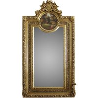 Casa Padrino Antikstil Spiegel 105 x H. 192 cm - Barock Wandspiegel