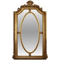 Casa Padrino Spiegel Gold 115 x H. 215 cm - Barock Wohnzimmerspiegel