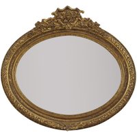 Casa Padrino Barock Wandspiegel 100 x H. 70 cm - Luxus Spiegel