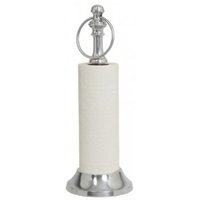 Casa Padrino Designer Küchenrollenhalter aus Aluminium H 40 cm, Durchmesser 14 cm - Antik Stil