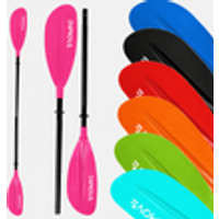 24MOVE® Paddel LAGO Doppelpaddel Stechpaddel für SUP Stand Up Board, Kajak, leicht aus Aluminium 220 cm, pink