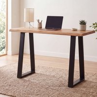 FineBuy Rabatt 30% sparen auf AkazienSchreibtisch 118x41 cm für Homeoffice