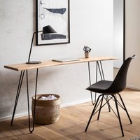 FineBuy Aktion 24% Rabatt auf AkazienMassivholz Schreibtisch 150x36 cm