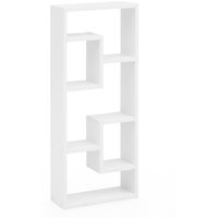 FineBuy FineBuy Wandregal 36 x 90 x 13,5 cm Holz Design Hängeregal modern, Wandboard freischwebend, Holzregal Regal für die Wand, Bücherregal schmal, Dekoregal Schweberegal hoch