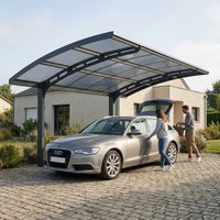 Canopia Carport Arizona Wave 495 x 289 cm Anthrazit