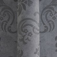 AS Creation Vliestapete in Barock-Optik 10,05 m x 0,53 m - Schwarz, Silber, Grau - klassische Tapete Ornamente