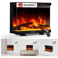 KAMINIO KAMINIO Elektrokamin LEA - Elektrischer 3-in-1 Kamin mit Panoramaview - 30 Zoll