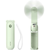 COFI 1453 Jisulife Life8 Mini Handventilator 3in1 Powerbank LED Grün