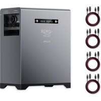MAS ELEKTRONIK XORO SOLAR SPS 2155 Balkonkraftwerkspeicher, 2 kWh LiFePO4 Akku, Dual MPPT 2x800W, IP65, Plug & Play