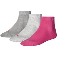 Puma Unisex Herren Damen Quarter Socken PLAIN - 3er Pack Puma Unisex Herren Damen Quarter Socken PLAIN - 3er Pack