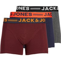 Jack & Jones Herren Boxershorts JACLICHFIELD TRUNKS - 3er Pack Jack & Jones Herren Boxershorts JACLICHFIELD TRUNKS - 3er Pack