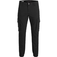 Jack & Jones Herren Cargohose JJIPAUL JJFLAKE AKM 542 -Tapered Fit - Schwarz - Black Jack & Jones Herren Cargohose JJIPAUL JJFLAKE AKM 542 -Tapered Fit - Schwarz - Black
