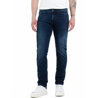 Replay Herren Jeans Anbass - Slim Fit - Blau - Dark Blue Denim