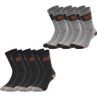 Black+Decker Herren Damen Unisex Sport Socken Essential Crew Baumwolle Black Grey Melange - 6er 9er 12er Pack Black+Decker Herren Damen Unisex Sport Socken Essential Crew Baumwolle Black Grey Melange - 6er 9er 12er Pack