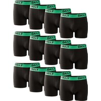 DA!LY UNDERWEAR Herren Boxershort 12er Pack