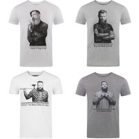 riverso Herren Rundhals T-Shirt RIVHarald Regular Fit 4er Pack riverso Herren Rundhals T-Shirt RIVHarald Regular Fit 4er Pack