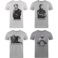 riverso Herren Rundhals T-Shirt RIVHarald Regular Fit 4er Pack riverso Herren Rundhals T-Shirt RIVHarald Regular Fit 4er Pack