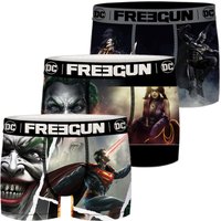 Freegun DC Comics Herren Boxershorts 3er Pack Batman Superman Justice League Freegun DC Comics Herren Boxershorts 3er Pack Batman Superman Justice League
