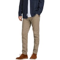 Jack & Jones Herren Chino Hose JPSTMARCO JJDAVE AKM BEIGE - Slim Fit Beige Jack & Jones Herren Chino Hose JPSTMARCO JJDAVE AKM BEIGE - Slim Fit Beige