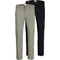 Jack & Jones Herren Chino Hose JJIMARCO JJDAVE AK - Slim Fit 2er Pack Jack & Jones Herren Chino Hose JJIMARCO JJDAVE AK - Slim Fit 2er Pack