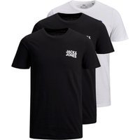 Jack & Jones Herren Rundhals T-Shirt JJECORP LOGO PLAY 3er PACK - Slim Fit Jack & Jones Herren Rundhals T-Shirt JJECORP LOGO PLAY 3er PACK - Slim Fit