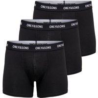 Only & Sons Herren Boxershorts ONSFIT TRUNK 3er Pack Only & Sons Herren Boxershorts ONSFIT TRUNK 3er Pack