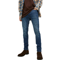 Jack & Jones Herren Jeans JJIGLENN JJORIGINAL AM 819 - Slim Fit - Blau - Blue Denim