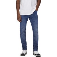 Only & Sons Herren Jeans ONSWEFT REG 6755 - Straight Fit - Blau - Medium Blue Denim